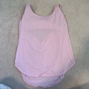 Light Pink Lululemon sports bra tank top size 8